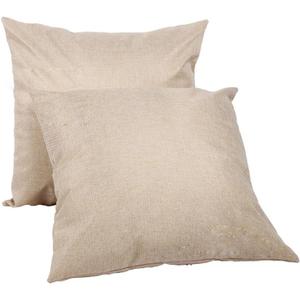 Linen Blank Pillow Covers Sublimation Blank Pillow Case Cushion Pillowcase Cover for Heat Press Printing (Pack of 2, 27x19,5)