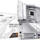 GIGABYTE B850 AORUS Elite WIFI7 Ice Motherboard - AMD Ryzen 9000 Series Processors, 12+2+1 Phase Digital VRM, up to 5200MHz DDR5 (OC), 1xPCIe 5.0 + 2xPCIe 4.0 M.2, LAN 2.5, WiFi 7, USB 3.2 Gen 2x2