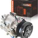 A/C Compressor with Clutch Replacement for Buick Encore 2013-2021 Chevy Sonic 2013-2020 Trax 2013-2021