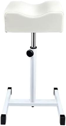 LOVEVLOGY Pedicure Foot Rest,Height Adjustable Pedicure Chair,Non-Slip Pedicure Stool for Massage Office or Home (White)