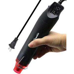 6.56FT Long Heat Gun, Uptdae Version Homidic Mini Handheld Hot Air Gun, Electric 300W Portable Heat Gun for DIY Craft Embossing, Shrink Wrapping PVC, Drying Paint, Clay, Rubber Stamp