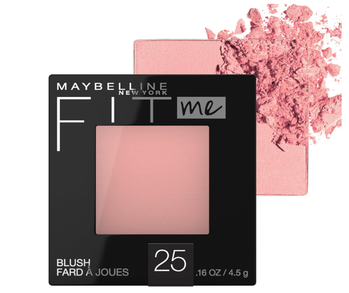 Maybelline Fit Me Blush, Lightweight, Smooth, Blendable, Long-lasting All-Day Face Enhancing Makeup Color, Nude, 1 Count