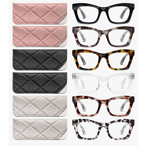 CCVOO Stylish Reading Glasses for Women, Eyeglasses, Blue Light Readers for Women, Computer Eye Glasses, Cheaters 1.75