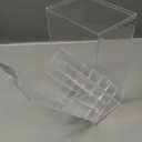 FixtureDisplays® 4"w x 9"h x 5"d Gravity Dispenser, Acrylic Plaxiglass Candy Bin Compartment