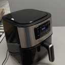 Cuisinart Air Fryer, 6-Quart Basket Large Fryer with 5 Cooking Functions to Roast, Bake, Broil, Air Fry and Keep Warm, 5 Airfryer Presets, Dishwasher-Safe Parts, AIR-200NAS, Stainless Steel & Black, 6 Qt. Window