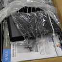 SUNLY Large Dish Drying Rack, Expandable Dish Racks for Kitchen Counter, Space Saving 304 Stainless Steel Drying Rack Kitchen, Extra Large Drainer with Multifunctional Flip Up Pegs, Black