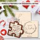 Thank You Ornament 2025 - Unique Appreciation Gifts for Coworkers, Christmas Ornaments for Nurses, Elegant Birthday Gifts for Women Sisters Aunts, Thoughtful Retirement Gift for Teachers,2 Pack