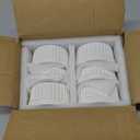 LE TAUCI Ramekins 4 OZ Oven Safe, Creme Brulee Ramekins, Pudding Custard Cups Souffle Ramiken, Dipping Sauce Dishes, Ceramic Ramekin Bowls Set of 6, White