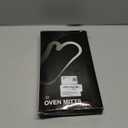 KEGOUU Oven Mitts and Pot Holders 6pcs Set, Kitchen Oven Glove High Heat Resistant 500 Degree Extra Long Oven Mitts and Potholder with Non-Slip Silicone Surface for Cooking (Deep Green)