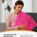 Pink Heating Pad for Period Cramps, CooCoCo FSA Wearables Large Heated Pad, HSA Store Eligible Menstrual Heat Pad, Cute Hot Pad for Back Pain Relief, College Dorm Essentials for Girls