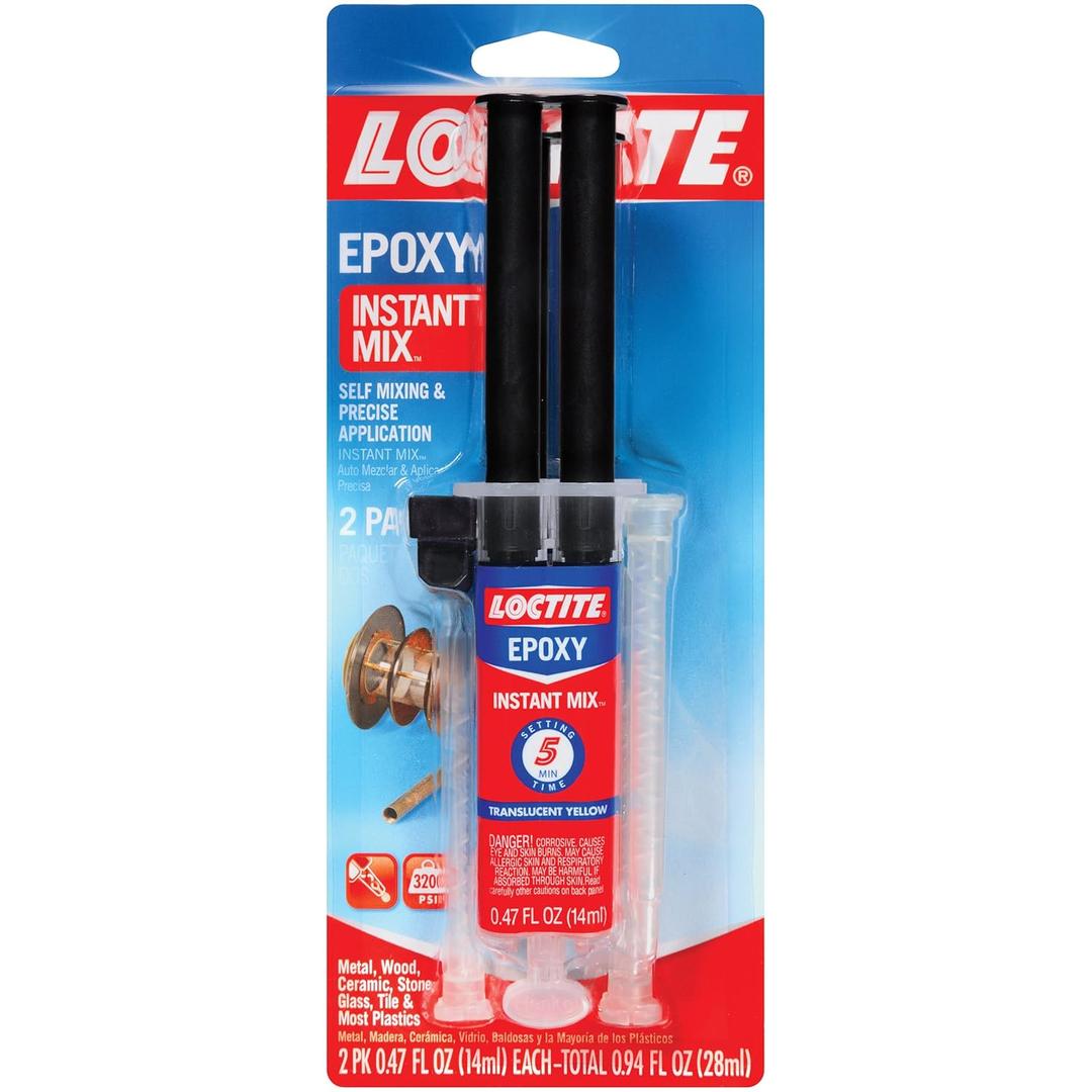 Loctite 1715208-6 0.47 fl. oz. Syringes Epoxy Five Minute Instant Mix (12 Pack)