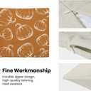 Fall Decor Pillow Covers 18x18 Set of 2 Autumn Orange Pumpkin Throw Pillow Covers Outdoor Thanksgiving Decorations Pumpkin Pillowcase Farmhouse Decorative Linen Cushion Covers for Sofa Couch