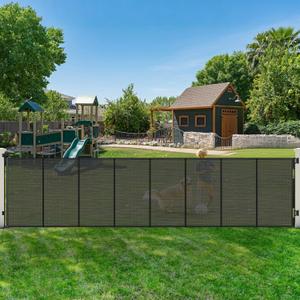 275" Extra Long Baby Gate Retractable Dog Gate, 23ft Retractable Baby Gates Extra Wide Driveway Gate, Reinforced 48" Extra Tall Pet Gate Outdoor Retractable Fence, Garage Gate Wide Dog Gate, Black