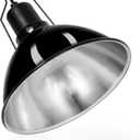 8.5inch Dome Reptile Heat Lamp Reptile Light Fixture UVB Light Fixture Max 150W for Bearded Dragon, Turtles, Snake and Lizard Terrarium