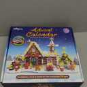 Shemira Advent Calendar 2025 Gingerbread House Building Toy Set with Lights, 24 Days Christmas Countdown Calendar Building Blocks, Advent Calendar Christmas Gifts Toys for Adults Teens Kids, 1180 PCS