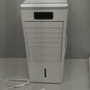 Portable Evaporative Air Cooler, Quiet Windowless Swamp Cooler with 4 Ice Packs, 2 Gallon Water Tank, Remote Control, 4 Modes & 3 Speeds, Oscillating Cooling Fan for Bedroom, Living Room and Office