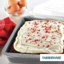 Farberware Nonstick Bakeware Baking Pan With Lid / Nonstick Cake Pan With Lid, Rectangle - 9 Inch x 13 Inch, Gray