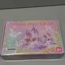 Princess Dress Up for Girls 3-6, Toddler Dress Up Clothes with Princess Cape and Hairbands, Pretend Play Toddler Girl Toys, Halloween Christmas Birthday Gifts for Kids