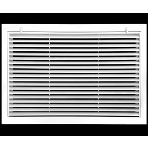 25" X 16" Aluminum Return Grille - Easy Air Flow - Linear Bar Grilles [Outer Dimensions: 26.5"w X 17.5"h]