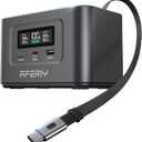 AFERIY 31000mAh Power Bank Station,100W PD3.0 Laptop Portable Charger, 145W Total Fast Charging,LiFePO4 Battery Pack 3000+ Cycles for MacBook Pro/Air/ipad/iPhone 17/16/Samsung S24/Dell/HP and More