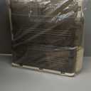 3 Packs of Wheeled Storage Bins with Lids - 78 Quart ABS Storage Containers (Black)