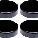 JSP Manufacturing Flat Marine Dock Piling Cap, UV Protected Polypropylene, 4 Pack, Made in USA