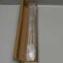 Brushed Brass M10 Threaded Extension Rod for Pendant Light, Island Lighting, Chandeliers,Lighting Fixture downrods & Stems,12 Inches 11.4mm OD (0.449) x 300mm L (11.81)