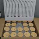 20 Pack Glass Cups with Bamboo Lids and Glass Straws 16oz Clear Glass Tumblers Beer Can Shaped Drinking Glasses Iced Coffee Cups, Cute Tea Cups for Whiskey, Soda, Cocktail, Gift