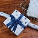 2 x The Dreidel Company 2-Pack Metallic Hanukkah Dreidels Theme Gift Wrap Design, Chanukah Roll 17.5" X 180" Inch - 15' Ft. Chanukah Wrapping Paper Roll