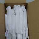 Ailejia 30 Pcs Plastic Adjustable Hooks - Depth Pleat Drapery Hooks for Window, Door and Shower Curtains (White)