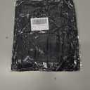 Womens Ribbed Pajama Sets Long Sleeve Top and Shorts Matching Lounge Set Loungewear Sweatsuit with Pockets (Black, L)