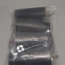 M8-1.25 Metric Thread Bolts Plastic Furniture Legs 4-3/4 Inch Black Round Tapered Sofa Feet with T-Nuts - Couch Feet Replacement - Couch Legs Set of 4-70 x 50 x 120mm