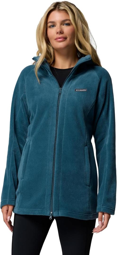 Columbia Women's Benton Springs II Long Hoodie (X-Large, Everblue)