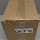 Syntus Clear Cabinet Organizer, Kitchen Shelf Organizers Set of 2 for Pantry Shelf, Plate & Spice Rack Organization