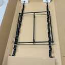 Clip Strip Chip Rack Display Stand, Snack Rack, Metal, 2 Rows, 30 Clips, Off-White, Organize Snacks in Retail Stores and Household, Product Merchandising