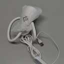 Wall-Mounted LED Bedside Reading Light with USB Charging Port, 10-Level Dimmable & Adjustable 5 Color, Plug-in Adhesive Night Lamp for Books in Bed, Eye-Caring Bedroom Lighting (White)