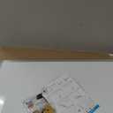 Magnetic Dry Erase Board for Doors, 36x24 Inch Whiteboard with Adjustable Long Arm Hook Mount - Easy to Install, Portable Hanging White Board for Home, Dorm Room, Office Cubicle & Small Spaces (Silver)