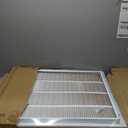 HVAC Premium 22 x 32 Duct Opening Steel Return Air Filter Grille, for 1-inch Filter, Removable Door, Flat Stamped HVAC Vent Cover Grille, Outer Dimensions 24.5 x 34.5