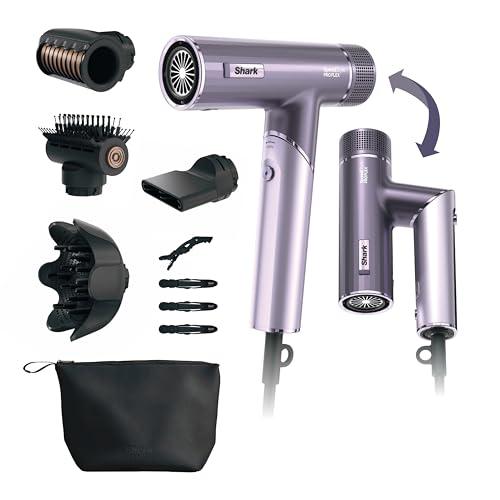 Shark SpeedStyle Pro Flex Professional Performance High-Velocity Hair Dryer System with Scalp Shield & IQ Speed Styling and Drying Suite, Lightweight, Ionic, No Heat Damage, HD543PL