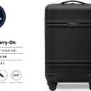 Travelers Club Skyline 22" Carry-On Spinner Luggage, Black