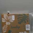 Round Rattan Serving Tray, Hand-Woven Tray with Handles, Ottoman Decorative Coffee Table Tray, Wicker Storage Basket for Tea, Fruit, Bread (Natural, 13.5")