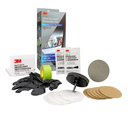 3M Ultra Headlight Restoration Kit, Contains Masking Tape, Light Sanding Discs, Wax Protectant and More, Use on Plastic Lenses Headlights, Taillights and More, Easy Heavy-Duty Restoration (39195)