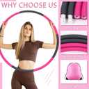 22 Pcs Home Pilates Kit for Women Pilates Equipment Essentials Set with Weighted Exercise Hoop, Figure 8 Resistance Band, Fascia Ball, Exercise Band & Accessories for Workout & Beginner