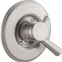 Ultrimkit Shower Trim Kit Compatible with 17& 1700 Series, Shower Cover Plate with Handle, Brushed Nickel(Valve& Catridge Not Inclued)