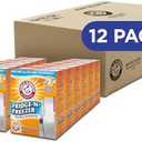 Arm & Hammer Baking Soda Fridge-n-Freezer Odor Absorber, Orange 14 oz, Pack of 12
