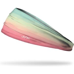 JUNK Brands Big Bang Lite Coastal Gradient Headband - Moisture-Wicking, Performance Fabric, Non-Slip, Sports Sweatband for Men & Women (Boca)