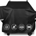Grill Cover for 1250 Series 850FB2/850M and 1300M - 600D Heavy Duty Water-Resistant BBQ Cover with Adjustable Windproof Straps for Pit Boss Wood Pellet Grills All-Season Protection