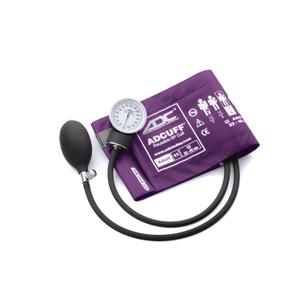 ADC Prosphyg 760 Pocket Aneroid Sphygmomanometer with Adcuff Nylon Blood Pressure Cuff, Adult, Purple