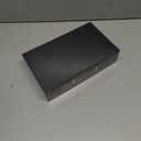 Photo Storage Box Stylish 5" x 7" Picture Storage Container Linen Memory Box Perfect to Store Photos, Keepsake, Scrapbook Supplies and Other Memories, Black