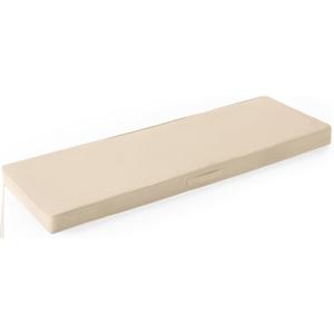 Outdoor Bench Cushions for Outdoor Furniture, 59x18x3 Inch, Waterproof Bench Pillow, Fade Resistant Long Bench Seat Pads for Garden, Indoor, Porch Swing, Beige
